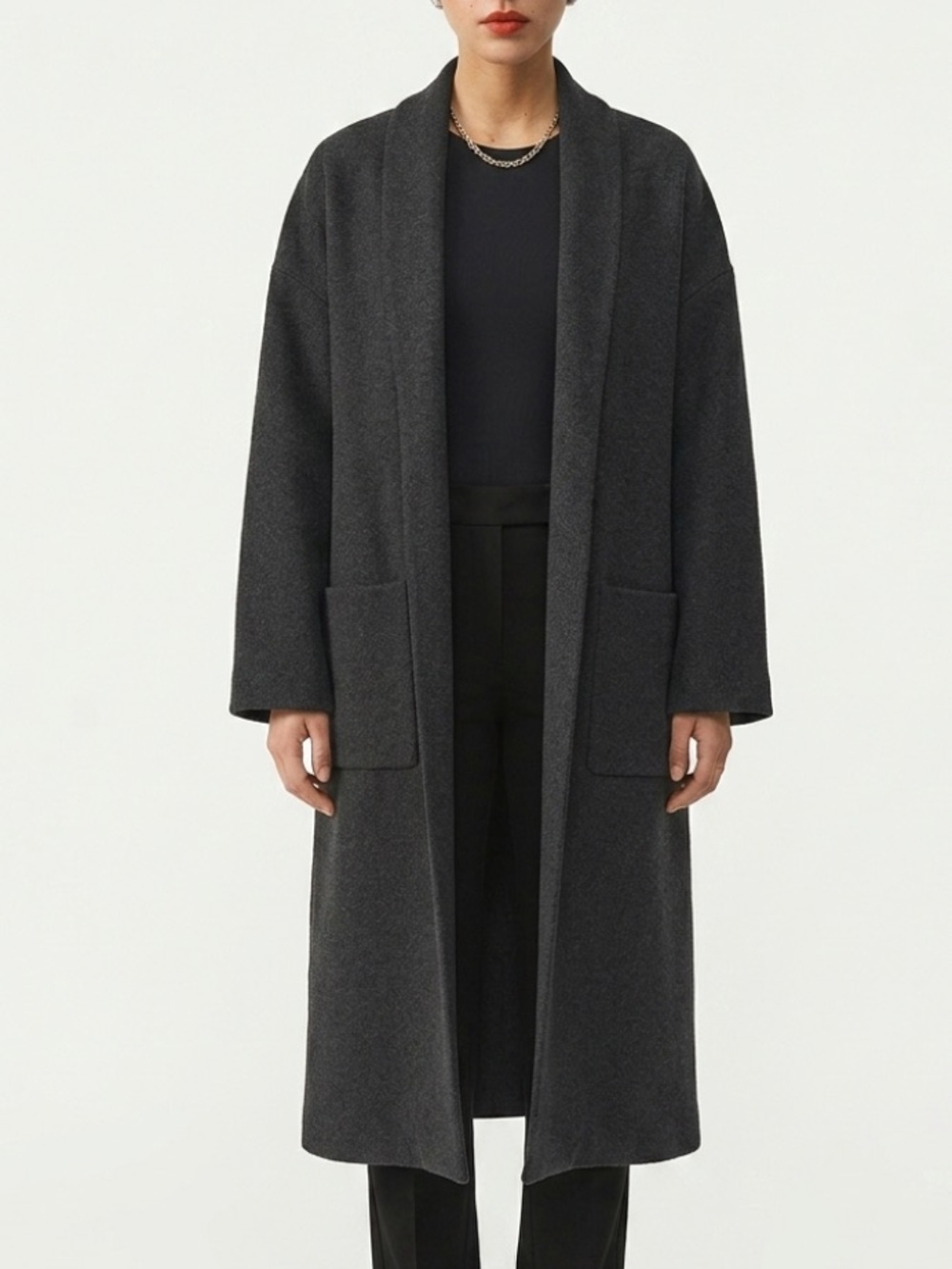 Lafayette 148 New York black cashmere cardigan coat nwt